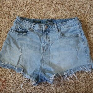 Wild Fable Blue Jean Shorts Distressed Cut-Off Style